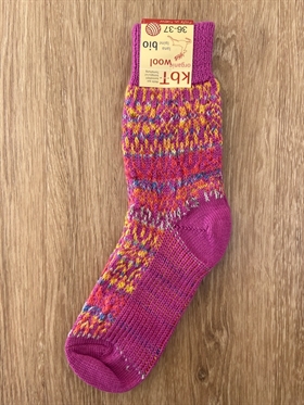 Varme sokker i økologisk uld til Uldsokker damer.