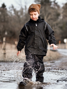 Nøgle Meningsfuld niveau Regntøj til børn fra Mikk-Line. Smidigt regnsæt børn.